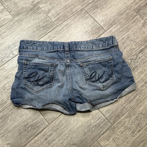 Express Jeans Women Shorts Size 2 Blue - Picture 5 of 7